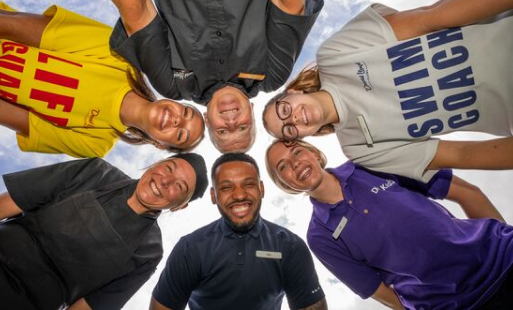 Diversity image of people standing in a circle